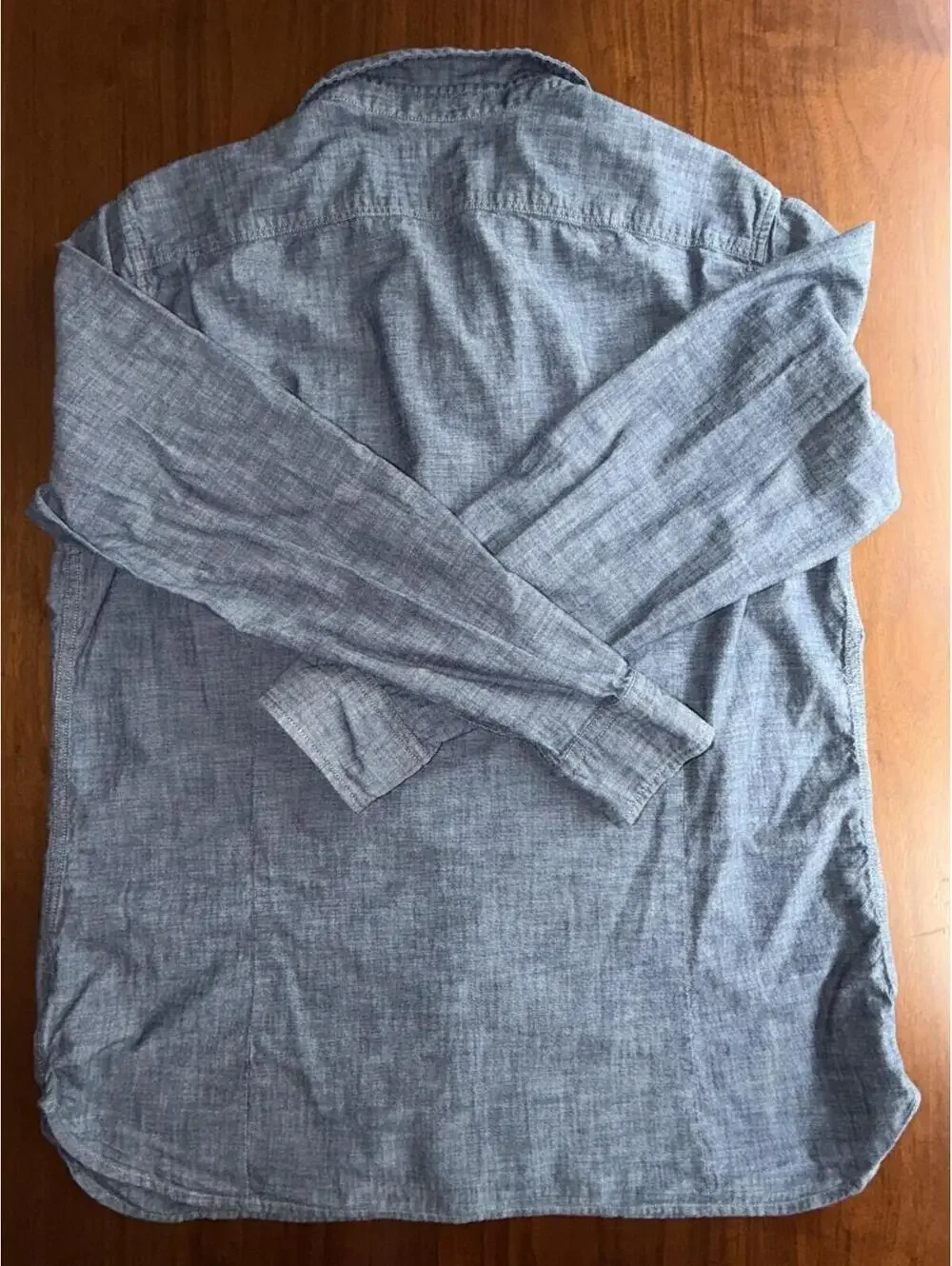 Banana Republic Men's Camden Fit Chambray Long Sleeve Shirt - Size XL